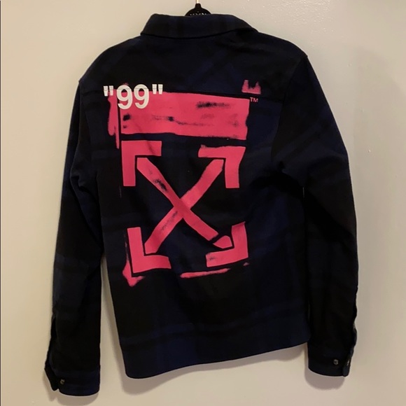 OFF-WHITE Stencil Flannel Shirt - Picture 3 of 8